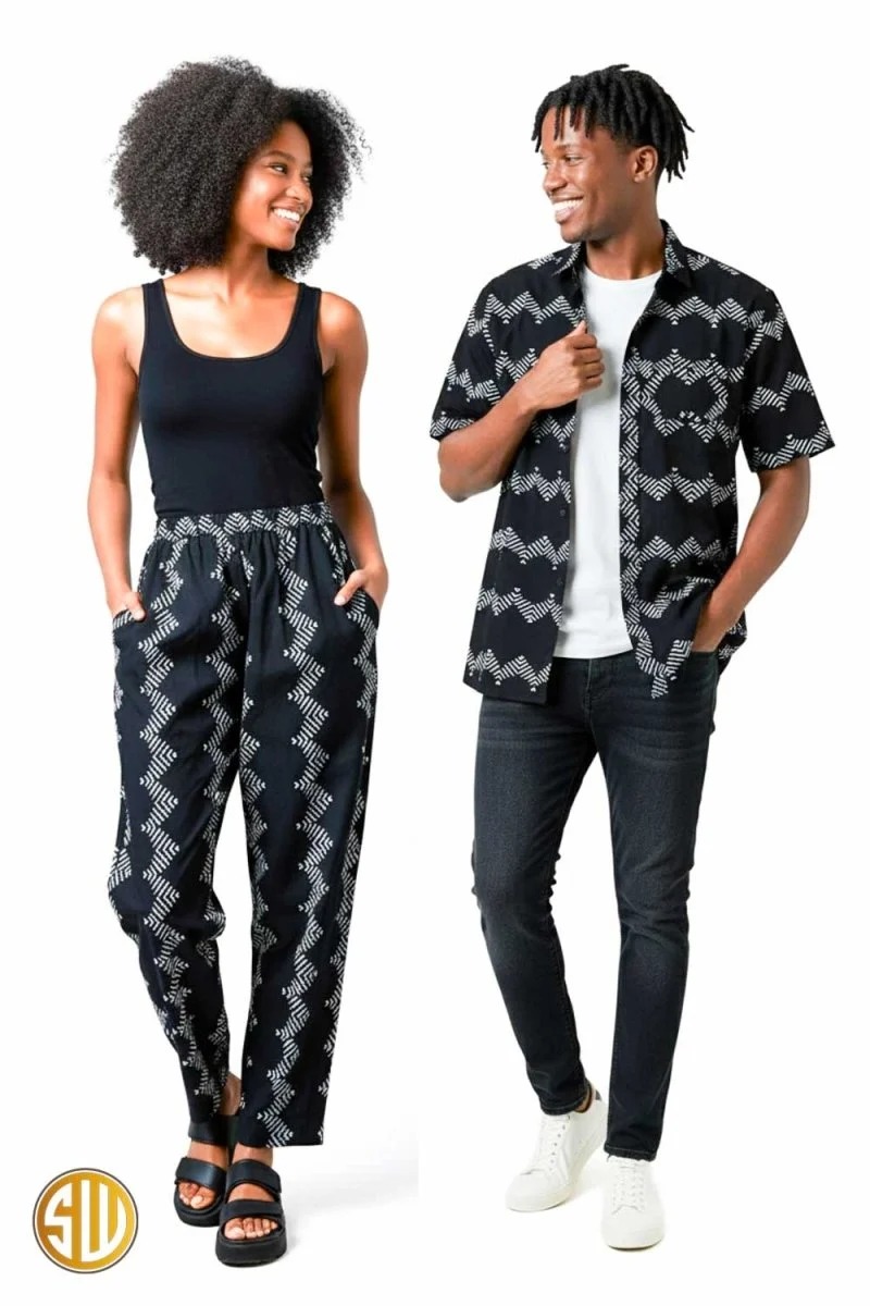 Manteau contemporain en brocart et soie sauvage, revers structurés